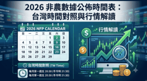 2026 非農數據公佈時間表:台灣時間對照與行情解讀
